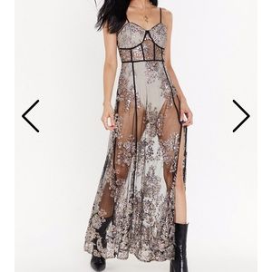 Nasty Gal The Disco Needs You Maxi Dress